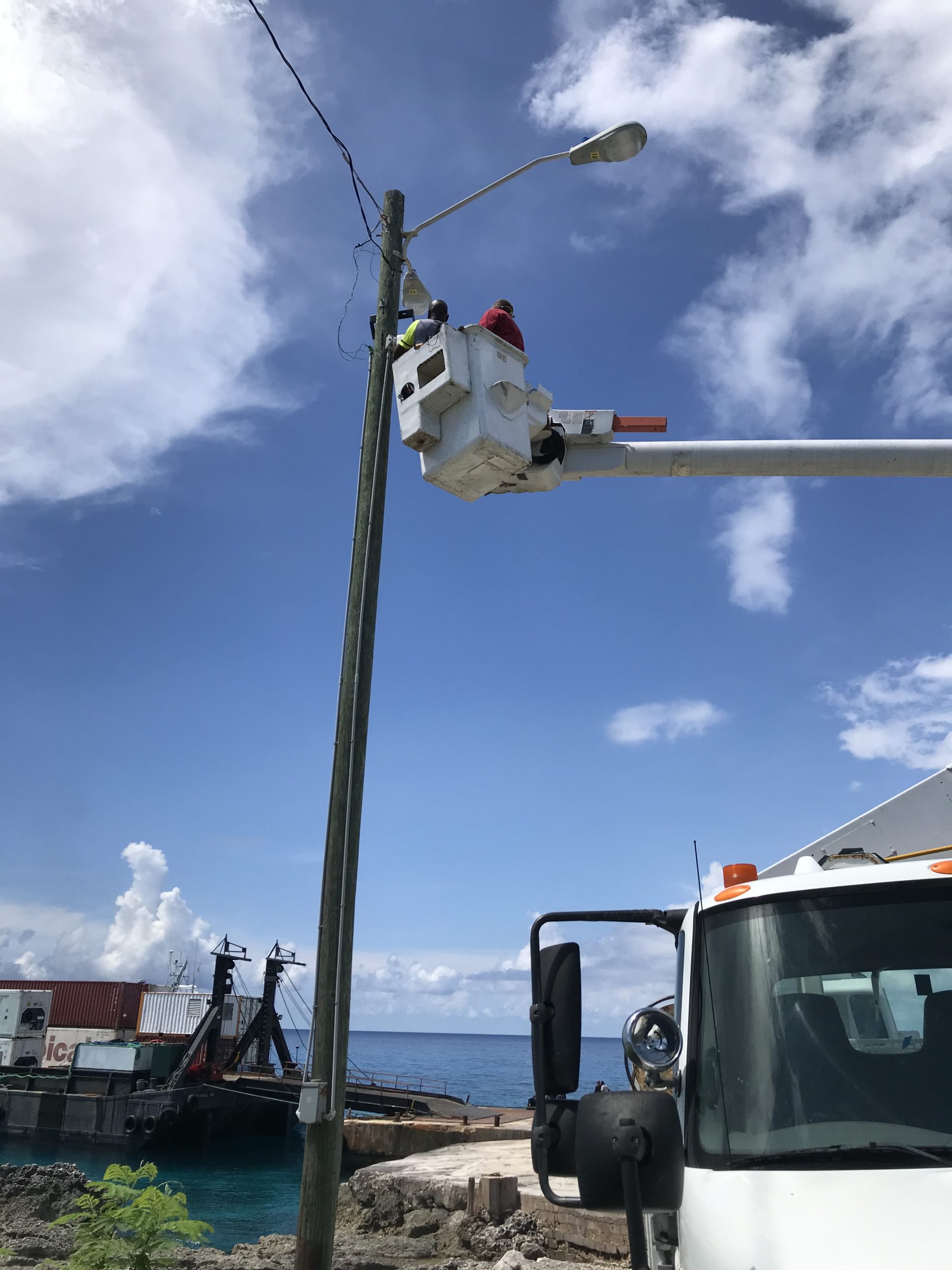Refrigerated Container Plugs in Little Cayman Port Authority of the