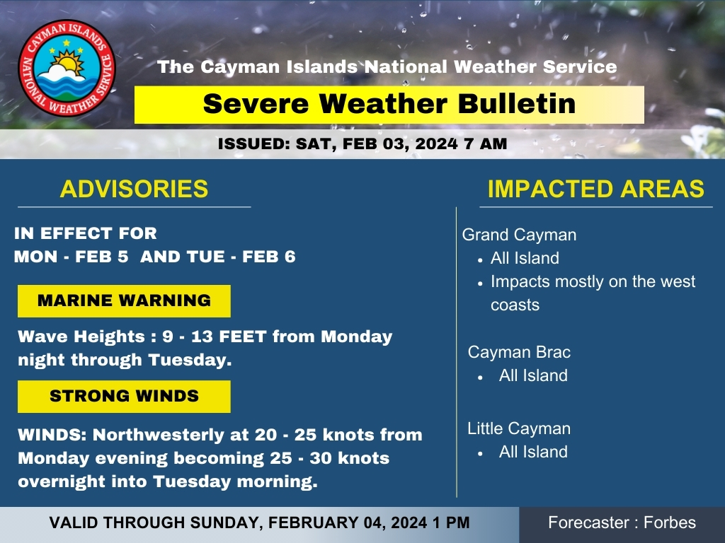 Severe Weather Advisory Feb 3,2024